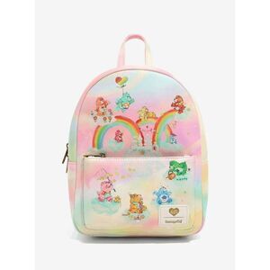 Loungefly Care Bears Rainbow Tie-Dye Mini Backpack